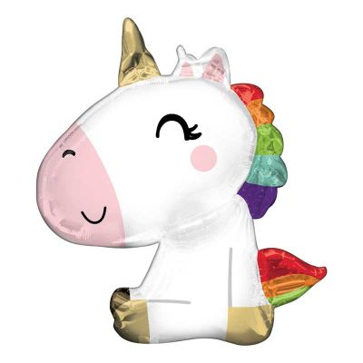 Satin Sitting Unicorn Supershape