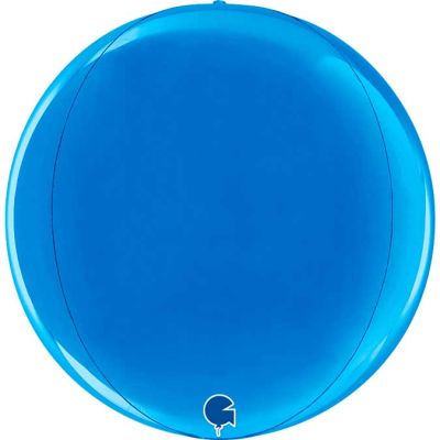 11 Inch Blue Globe 4d Foil Balloon