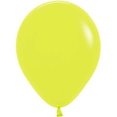 5 Inch Neon Yellow Sempertex (pack quantity 100)