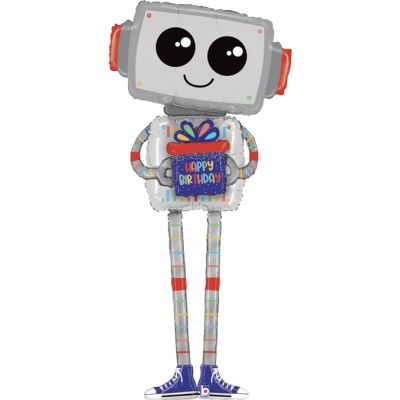 60 Inch Special Delivery Robot Foil Balloon
