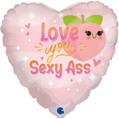 18 Inch Love You Sexy Ass  Foil Balloon