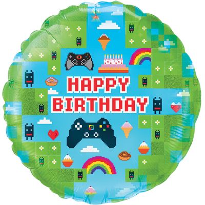 18 Inch Blox Game Birthday Foil Balloon