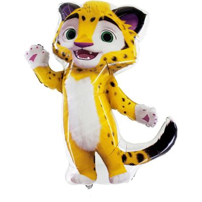37 Inch Tiger Shaped Foil Balloon