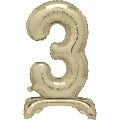 30 Inch Gold Foil Standing Numeral 