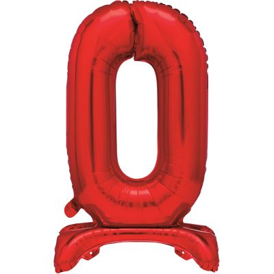 30 Inch Red Foil Standing Numeral 