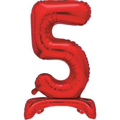 30 Inch Red Foil Standing Numeral 