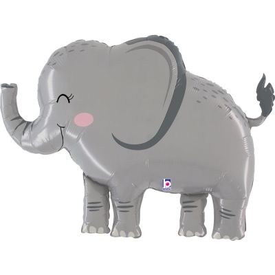 44 Inch Jungle Elephant Foil Balloon
