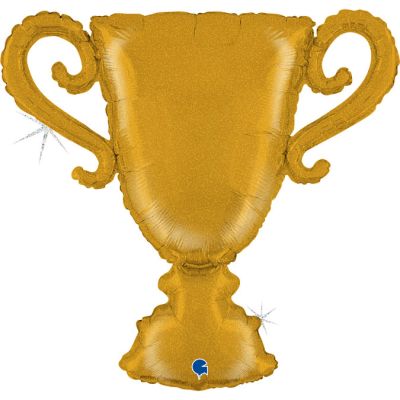 33 Inch Golden Cup Foil Balloon