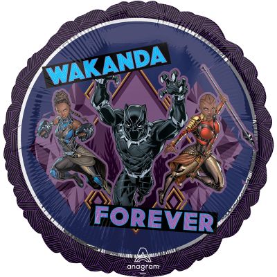 18 Inch Black Panther Foil Balloon
