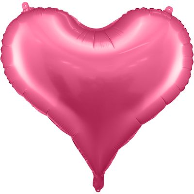 24 Inch Pink Trendy Heart Foil Balloon