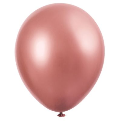 11 Inch Rose Gold Platinum Latex Balloon (pack quantity 6)