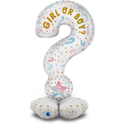 Question Mark Gender Reveal Foil Stand-up