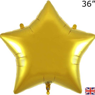 36 Inch Gold Star Foil Balloon