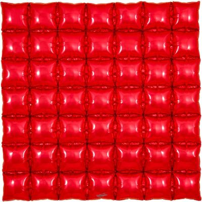 Red Waffle Air Foil Decoration