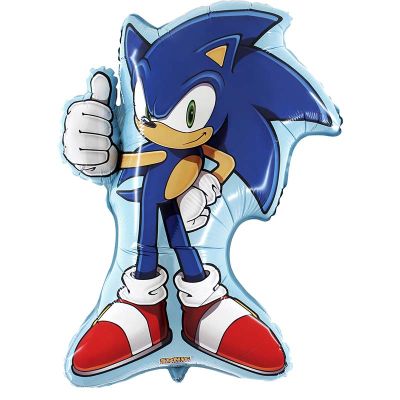 34 Inch Sonic The Hedgehog Foil Balloon
