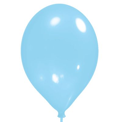 11 Inch Satin Pale Blue Luxury Satin Balloons (pack quantity 8)