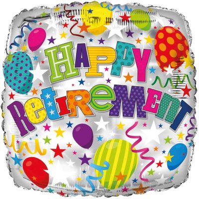 18 Inch Happy Retirement Foil Balloon