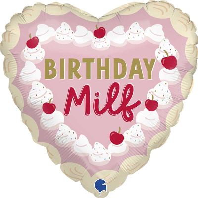 18 Inch Birthday Milf Foil Balloon