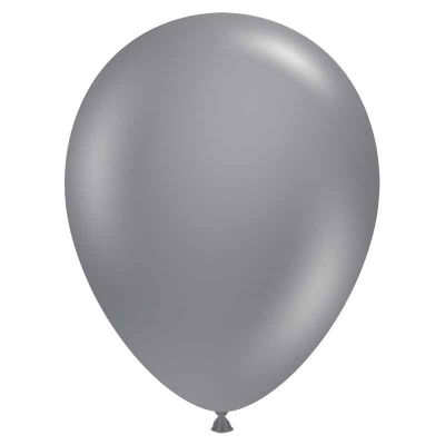 5 Inch Gray Smoke Pastel Tuftex (pack quantity 50)