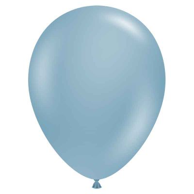 11 Inch Blue Slate Tuftex Balloons (pack quantity 100)