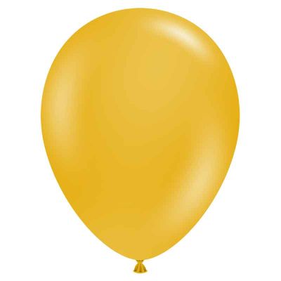 11 Inch Mustard Pastel Tuftex (pack quantity 100)