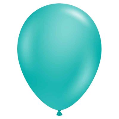 11 Inch Teal Pastel Tuftex (pack quantity 100)