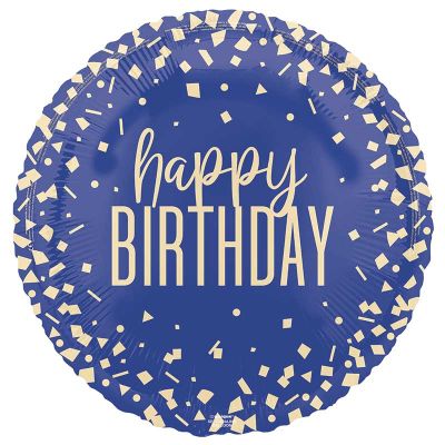 18 Inch Confetti Happy Birhtday Foil Balloon