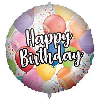 18 Inch Happy Birthday Balloons Foil Balloon