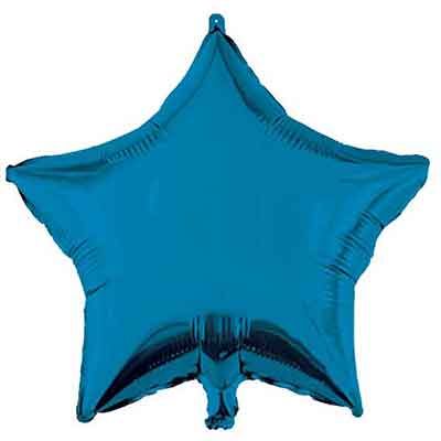 18 Inch Blue Star Shaped Foil Balloon