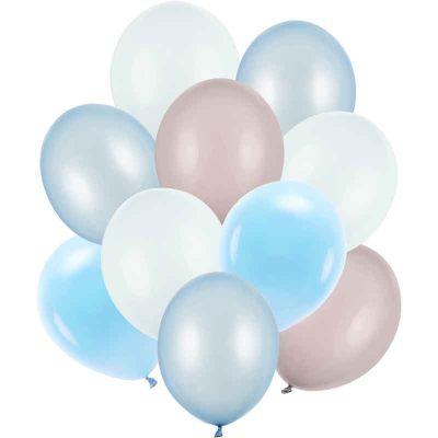 11-12 Inch Assorted Latex Balloons (pack quantity 10)
