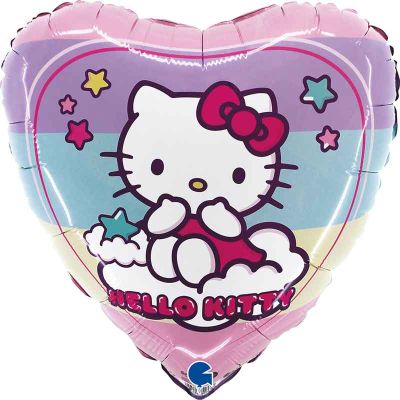 18 Inch Hello Kitty Rainbows Foil Balloon