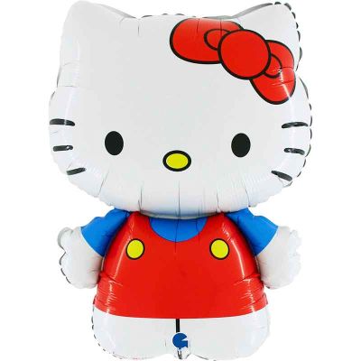 32 Inch Red Hello Kitty Foil Balloon