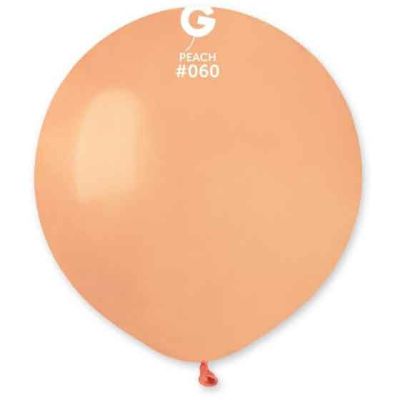 19 Inch Peach Gemar Latex (pack quantity 25)