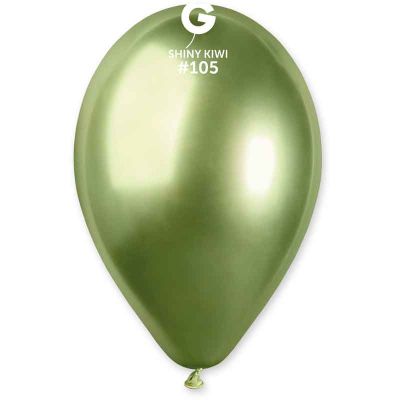 12 Inch Kiwi Shiny Gemar Balloons (pack quantity 50)