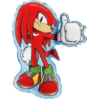 Sonic Knuckles Shaped Foil Balloon