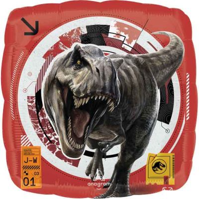 18 Inch Jurassic World Rebirth Square Foil Balloon