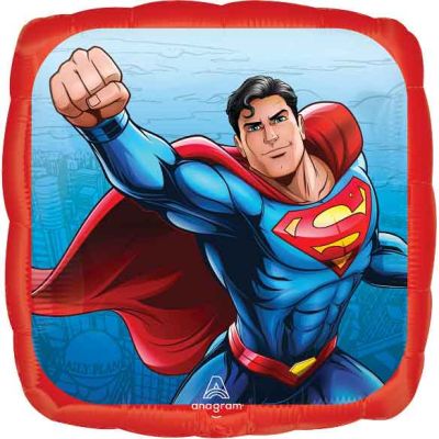 18 Inch Superman Square Foil Balloon