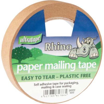 24mm X 50m Paper Mailing Tape