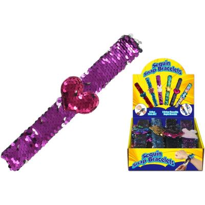 Sequin Snap Bracelets 18s