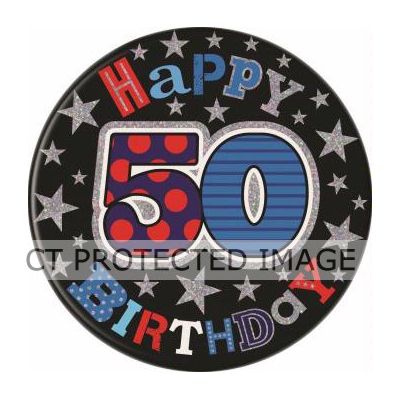 Age 50 Jumbo Badge