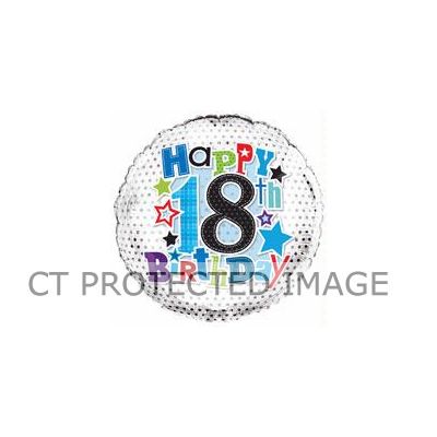 18th Birthday 18 Inch Foil Balloon