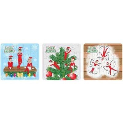 3assorted Elfin Around Puzzle 108s