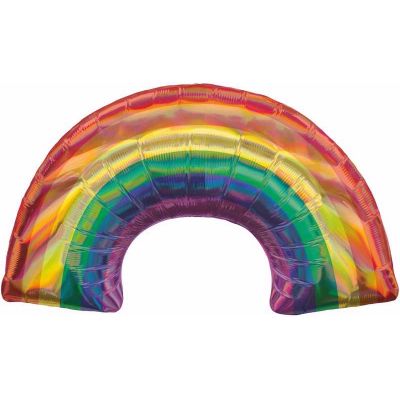 Iridescent Rainbow Super Shaped Foil Balloon