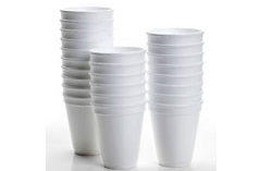 Polystyrene Plates, Bowls & Cups