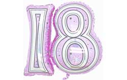 18th Birthday Jumbo Foil Balloons