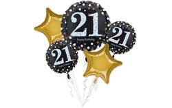21st Birthday Bouquet Balloons