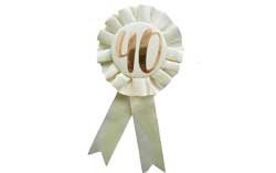 40th Birthday Badges&Rosettes