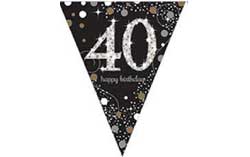 40th Birthday Bunting