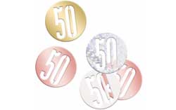 50th Birthday Table Confetti