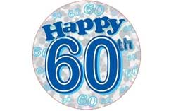60th Birthday Badges&Rosettes